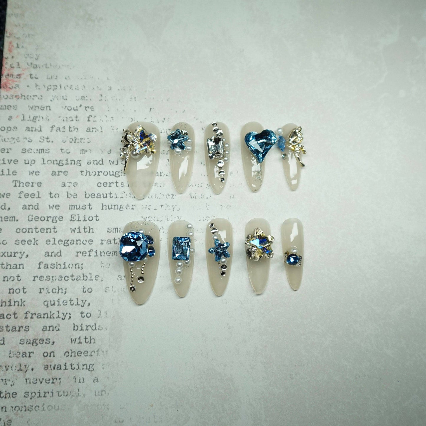 Sapphire Butterfly Dance - Luwanery