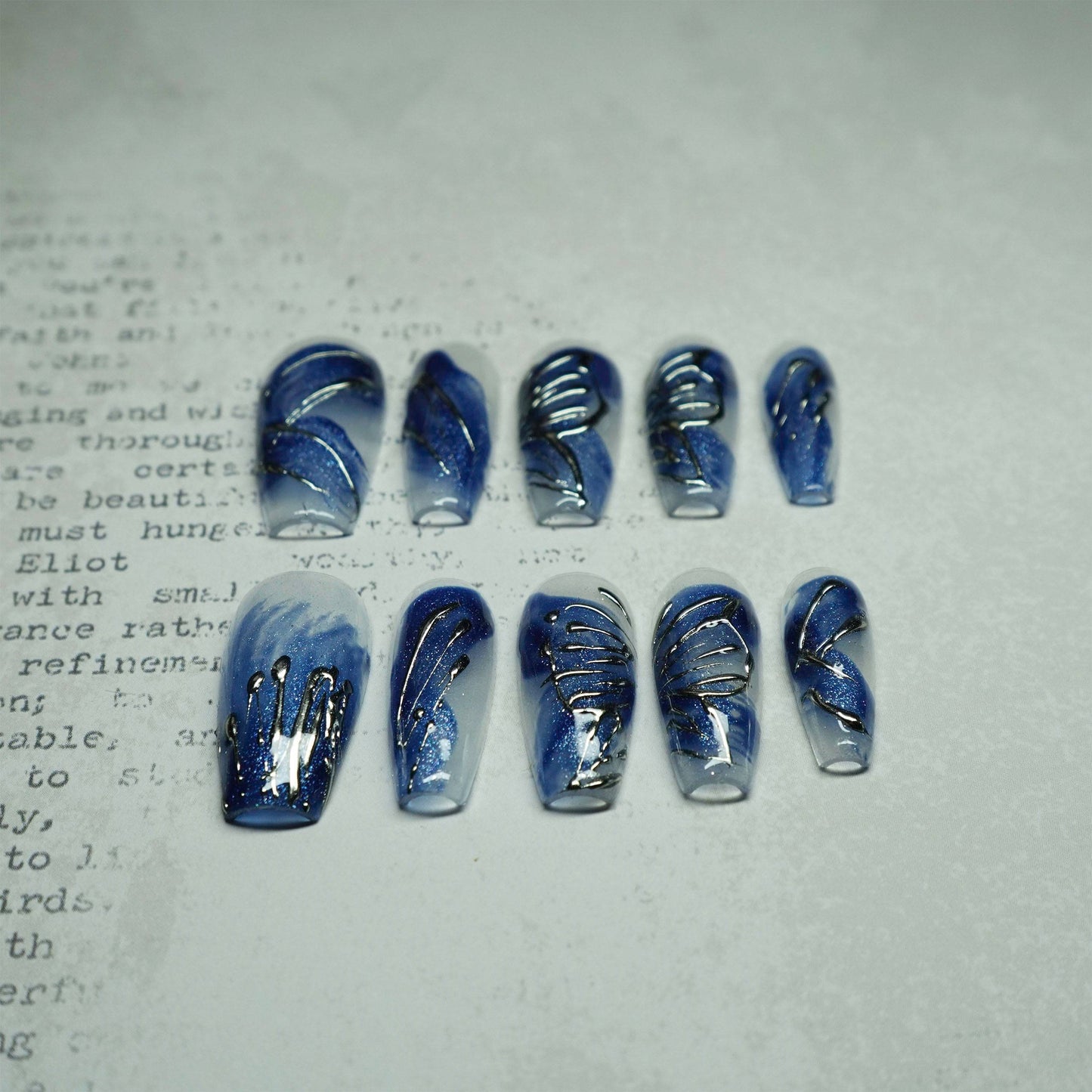 Blue Butterfly Stardust - Luwanery