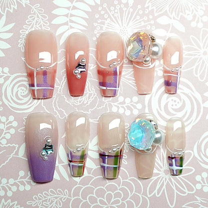 Painted Plaid Charm - Luwanery