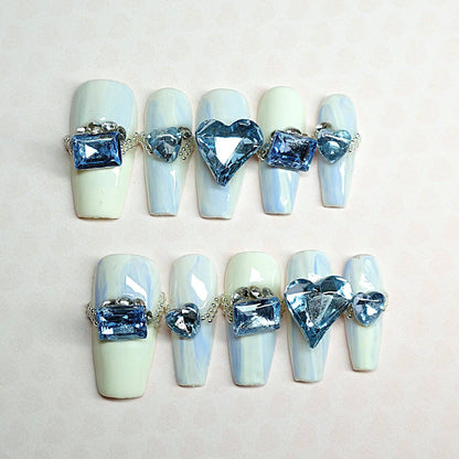 Blue Crystal Elegance - Luwanery